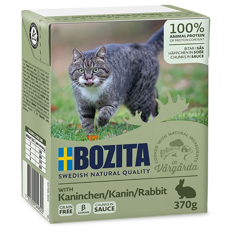 100904_pla_doggy_bozita_haeppchen_sosse_kaninchen_370g_hs_01_8 Bozita (Бозіта) Cat шматочки в соусі 6х370г – вологий корм для котів 100904 pla doggy bozita haeppchen sosse kaninchen 370g hs 01 8
