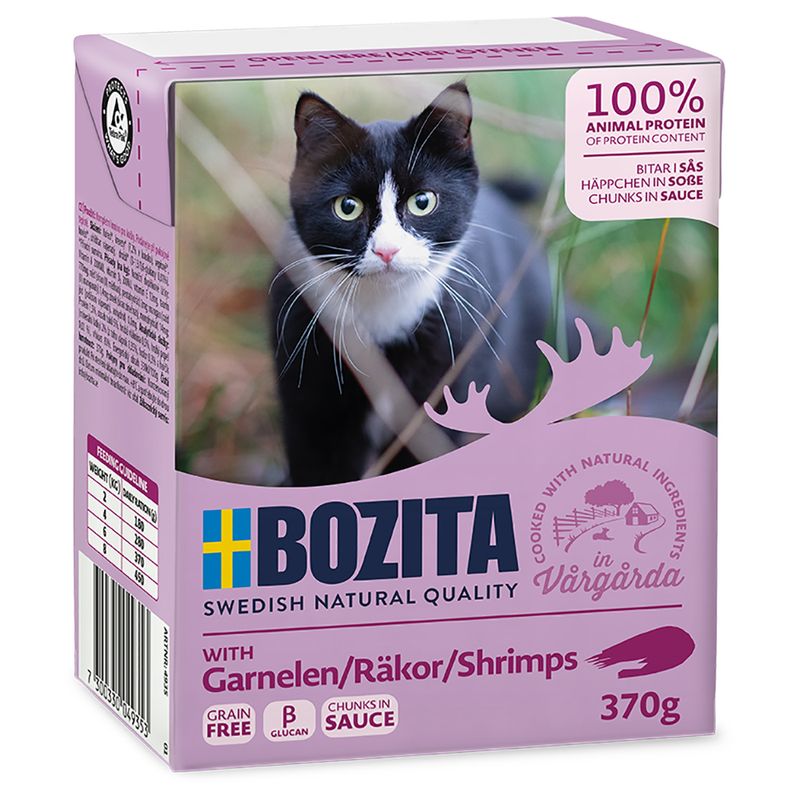 100907_pla_doggy_bozita_haeppchen_sosse_garnelen370g_hs_01_5 Bozita (Бозіта) Cat шматочки в соусі 6х370г – вологий корм для котів 100907 pla doggy bozita haeppchen sosse garnelen370g hs 01 5