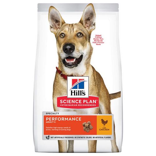 Hill’s Science Plan 14 кг - курча корм для активних дорослих собак 105934 pla hills scienceplan adult performance medium chicken 14kg hs 01 2