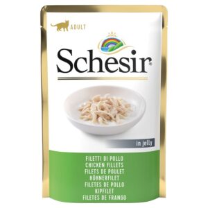 SCHESIR паучі 24×85г - вологий корм для дорослих котів 167499 pla schesir katze jelly pouch cat huhnerfilet 6x85g hs 01 8