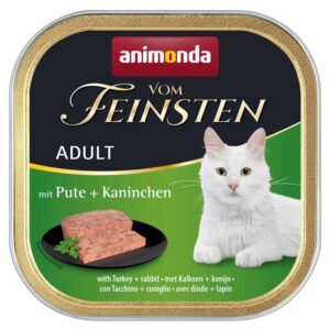 Animonda (Анімонда) Vom Feinsten Adult 30х100 г (асорті смаків) – вологий преміум корм для дорослих котів 33082 pla animonda vomfeinsten adult mitpute kaninchen 100g hs 01 3 Animonda (Анімонда) Vom Feinsten Adult 30х100 г (асорті смаків) – вологий преміум корм для дорослих котів 33082 pla animonda vomfeinsten adult mitpute kaninchen 100g hs 01 3