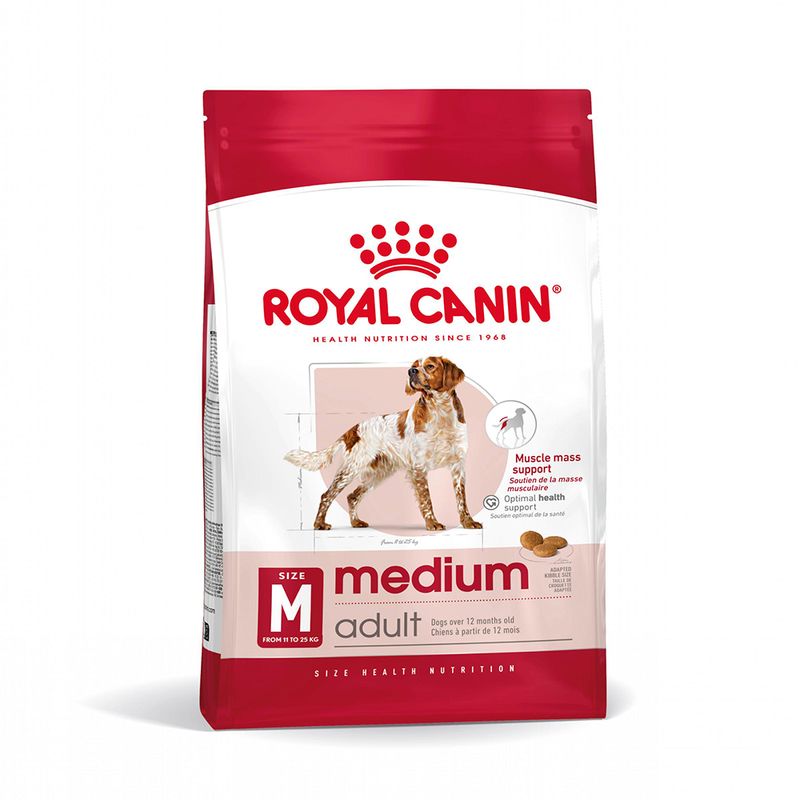 462896_462997_461212_461214_pla_royalcanin_medium_adult_geflugel_rind_schwein_hs_01_7 ROYAL CANIN Medium Adult - сухий корм для дорослих собак середніх порід (11 - 25 кг), від 12 місяців до 7 років життя 462896 462997 461212 461214 pla royalcanin medium adult geflugel rind schwein hs 01 7