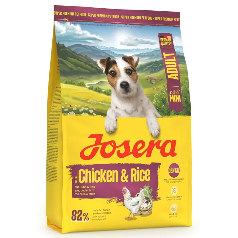 607614_pla_josera_mini_adult_huhnreis_3kg_hs_04_1000x1000_5 Josera (Йозера) курча корм для дорослих собак дрібних порід