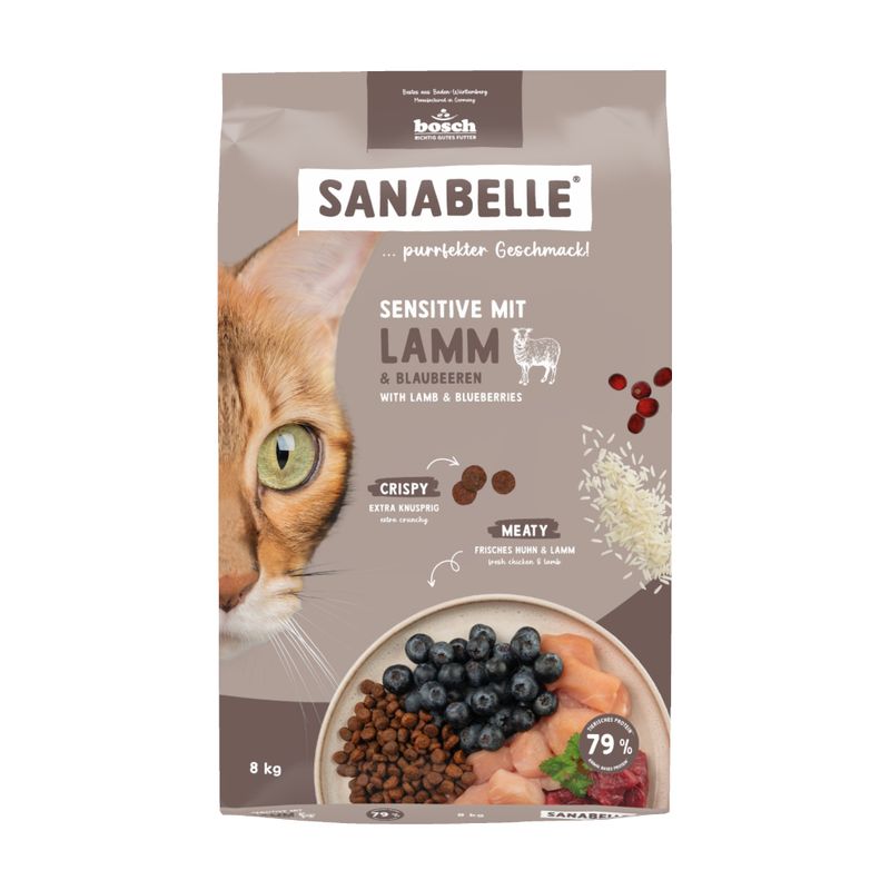 609130_pla_sanabelle_sensitive_mit_lamm_8kg_hs_02_6 Sanabelle (Санабель) 8 кг - ягня беззерновий корм для дорослих котів з чутливим травленням 609130 pla sanabelle sensitive mit lamm 8kg hs 02 6