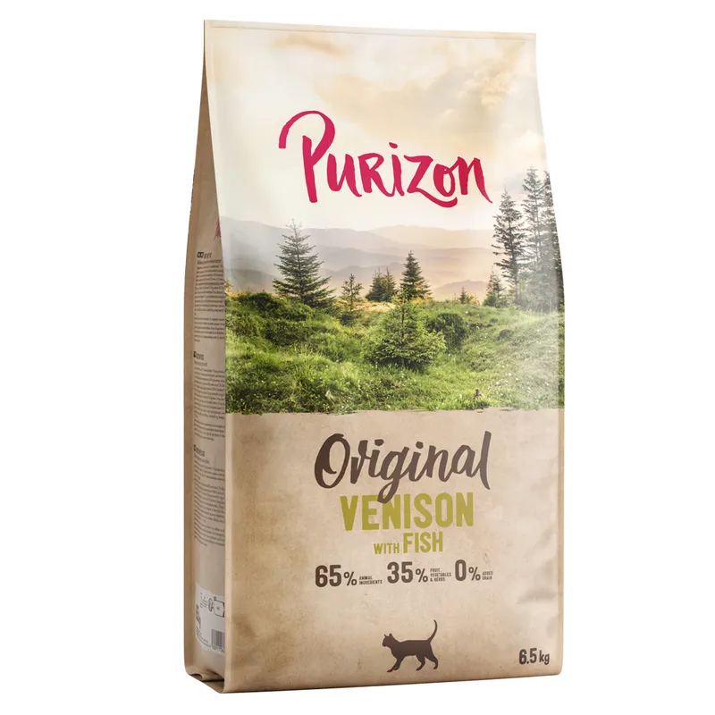 Purizon 6,5 кг - оленина та риба беззерновий корм для дорослих котів