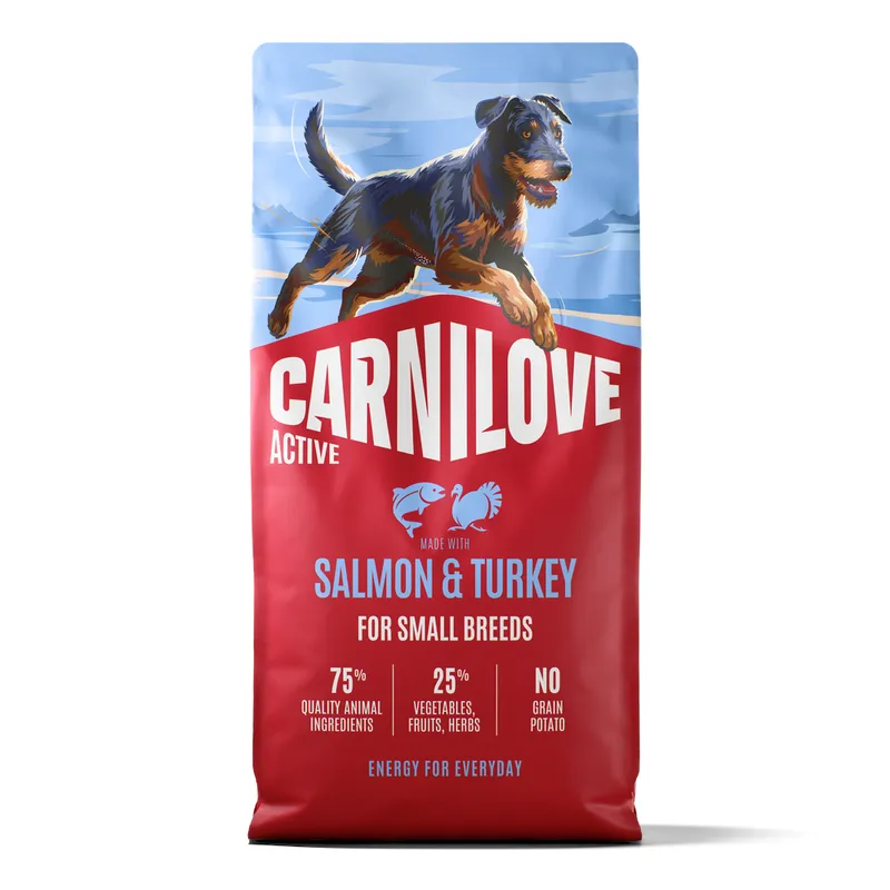 620498_pla_carnilove_active_lachs_pute_fuer_kleine_hunde_12kg_hs_01_7 Carnilove (Карнілав) Active Adult Small Breed Salmon & Turkey 12 кг - лосось та індичка беззерновий корм для дорослих собак малих порід 620498 pla carnilove active lachs pute fuer kleine hunde 12kg hs 01 7