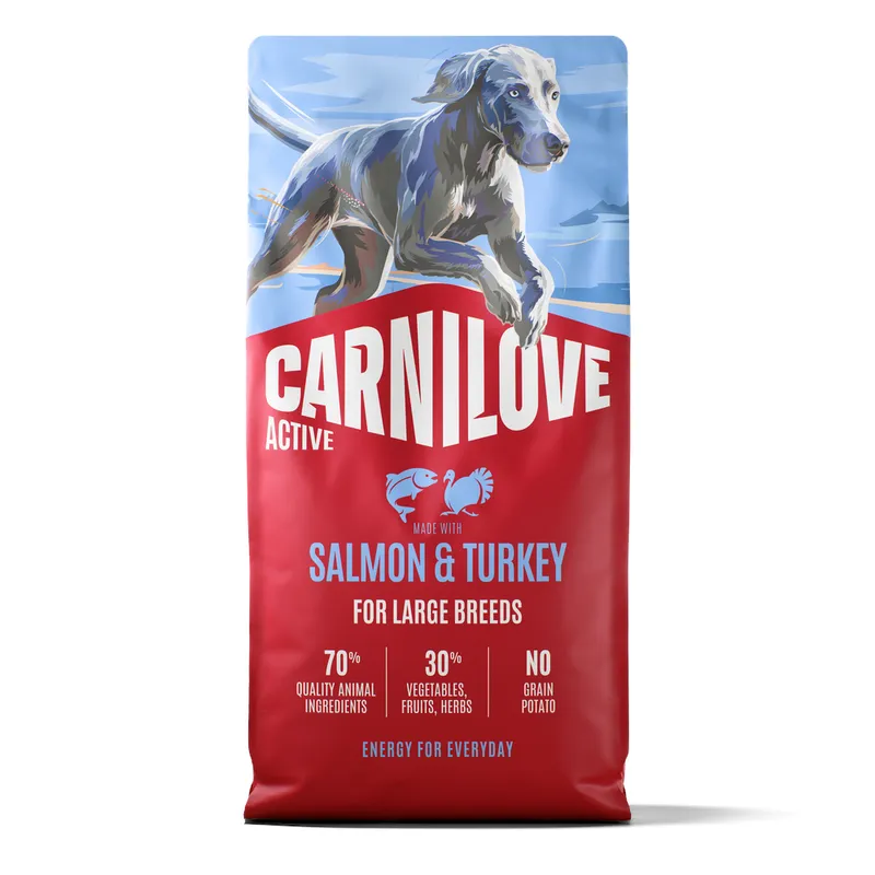 620499_pla_carnilove_active_lachs_pute_fuer_grosse_hunde_12kg_hs_01_9 Carnilove (Карнілав) Active Adult Large Breed Salmon & Turkey 12 кг - лосось та індичка беззерновий корм для дорослих собак великих порід 620499 pla carnilove active lachs pute fuer grosse hunde 12kg hs 01 9