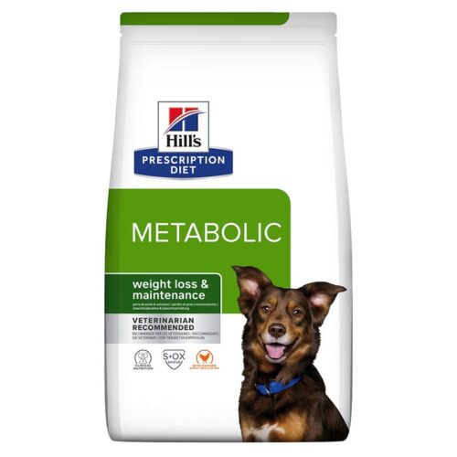 Hill’s Prescription Diet 12 кг Metabolic — дієтичний корм для собак для контролю ваги (курча) 62817 pla hills prescriptiondiet canine metabolic weight management huhn 12kg hs 01 1 e1695729219811