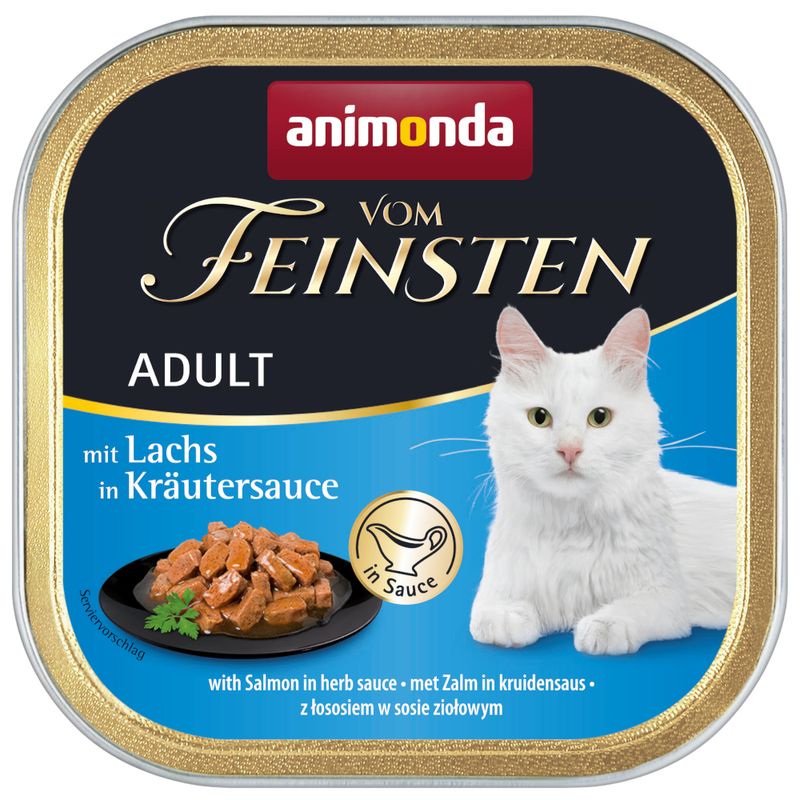 80751_pla_animonda_vom_feinsten_nograinsauce_lachs_4 Animonda (Анімонда) Vom Feinsten Adult 30х100 г (асорті смаків) – вологий преміум корм для дорослих котів 80751 pla animonda vom feinsten nograinsauce lachs 4