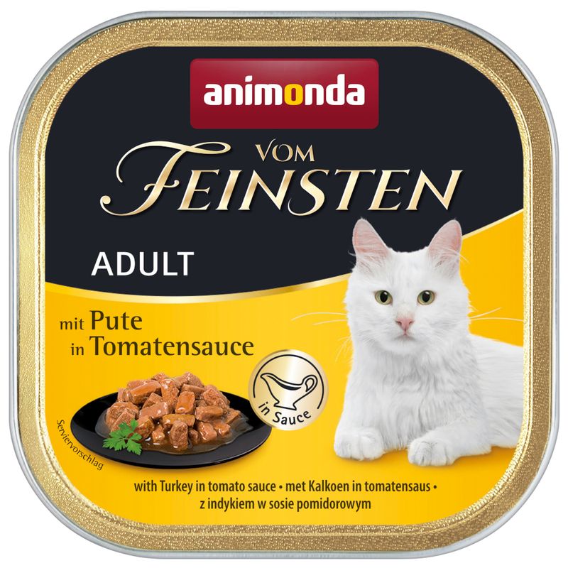 80751_pla_animonda_vom_feinsten_nograinsauce_pute_8 Animonda (Анімонда) Vom Feinsten Adult 30х100 г (асорті смаків) – вологий преміум корм для дорослих котів 80751 pla animonda vom feinsten nograinsauce pute 8