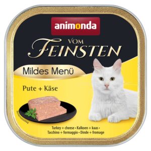 Animonda (Анімонда) Vom Feinsten Adult 30х100 г (асорті смаків) – вологий преміум корм для дорослих котів 83050 animonda vomfeinsten mildesmenu pute kaese 100g hs 02 0 Animonda (Анімонда) Vom Feinsten Adult 30х100 г (асорті смаків) – вологий преміум корм для дорослих котів 83050 animonda vomfeinsten mildesmenu pute kaese 100g hs 02 0