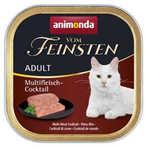 Animonda (Анімонда) Vom Feinsten Adult 30х100 г (асорті смаків) – вологий преміум корм для дорослих котів 83204 animonda vomfeinsten adult multifleischcocktail 100g hs 02 1 Animonda (Анімонда) Vom Feinsten Adult 30х100 г (асорті смаків) – вологий преміум корм для дорослих котів 83204 animonda vomfeinsten adult multifleischcocktail 100g hs 02 1