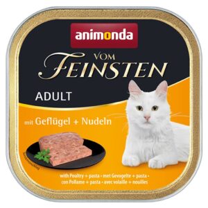 Animonda (Анімонда) Vom Feinsten Adult 30х100 г (асорті смаків) – вологий преміум корм для дорослих котів 83210 animonda vomfeinsten adult mitgefluegel nudeln 100g hs 02 1 Animonda (Анімонда) Vom Feinsten Adult 30х100 г (асорті смаків) – вологий преміум корм для дорослих котів 83210 animonda vomfeinsten adult mitgefluegel nudeln 100g hs 02 1