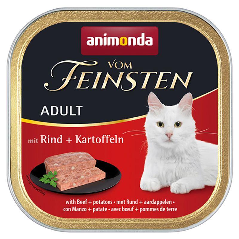 83211_animonda_vomfeinsten_adult_mitrind_kartoffeln_100g__hs_02_7 Animonda (Анімонда) Vom Feinsten Adult 30х100 г (асорті смаків) – вологий преміум корм для дорослих котів 83211 animonda vomfeinsten adult mitrind kartoffeln 100g hs 02 7