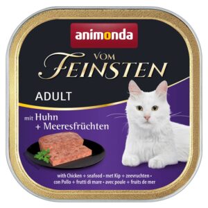 Animonda (Анімонда) Vom Feinsten Adult 30х100 г (асорті смаків) – вологий преміум корм для дорослих котів 83306 animonda vomfeinsten adult mithuhn meeresfruechten 100g hs 02 3 Animonda (Анімонда) Vom Feinsten Adult 30х100 г (асорті смаків) – вологий преміум корм для дорослих котів 83306 animonda vomfeinsten adult mithuhn meeresfruechten 100g hs 02 3