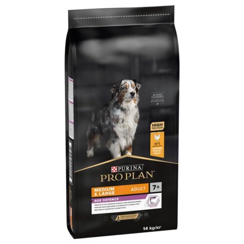 Pro Plan курча і рис корм для літніх собак середніх і великих порід 91190 pla purina proplan medium large adult 7plus optiage 14kg hs 01 8 e1727538491674