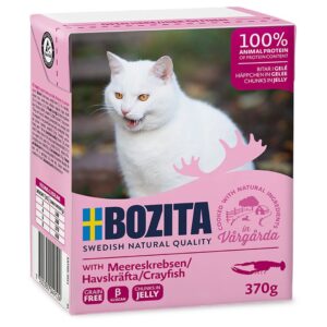 Bozita (Бозіта) Cat шматочки в желе 6х370г – вологий корм для котів 99993 pla doggy bozita haeppchen meereskrebsen jelly 370g hs 01 3 Bozita (Бозіта) Cat шматочки в желе 6х370г – вологий корм для котів 99993 pla doggy bozita haeppchen meereskrebsen jelly 370g hs 01 3