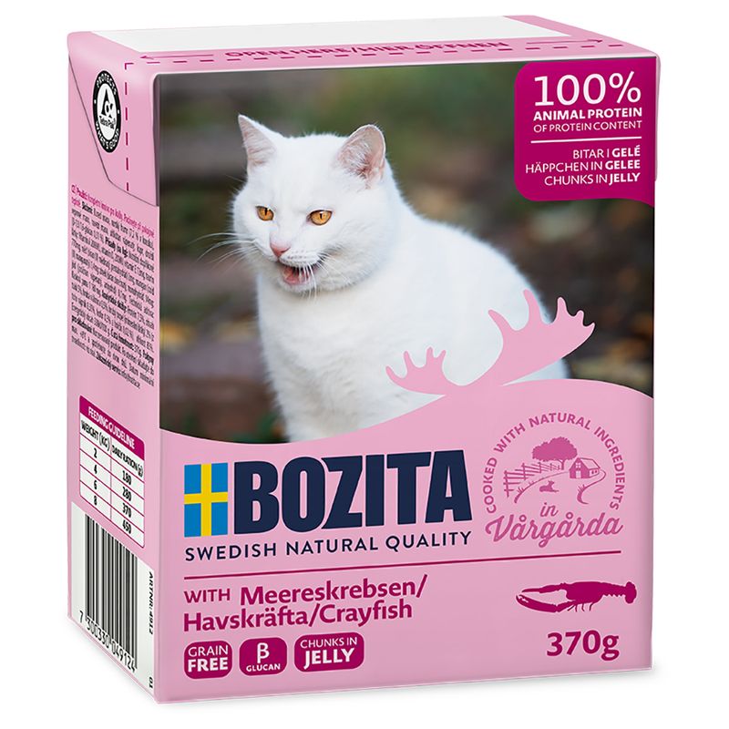 99993_pla_doggy_bozita_haeppchen_meereskrebsen_jelly_370g_hs_01_3 Bozita (Бозіта) Cat шматочки в желе 6х370г – вологий корм для котів 99993 pla doggy bozita haeppchen meereskrebsen jelly 370g hs 01 3