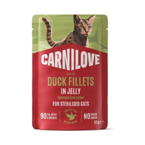 Головна carnilove cat pouch jelly sterilized duck fillets 62905