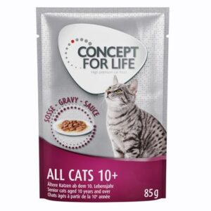 Concept for Life All Cats 10+ для котів старше 10 років в паучах 48х85г concept fr allcats10plus souse