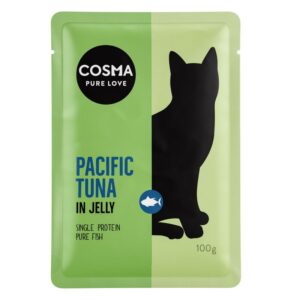 Cosma Original вологий корм для котів в желе в паучах 6x100 г (Різні смаки) cosma original 100g pacific tuna