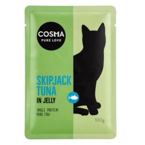 Cosma Original вологий корм для котів в желе в паучах 6x100 г (Різні смаки) cosma original 100g skipjack tuna