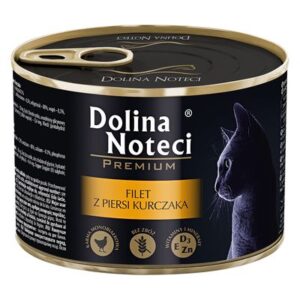 Dolina Noteci Premium вологий корм для котів в банках, шматочки філе (Різні смаки) dolina filet4