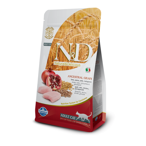 f35f175062ae58a56621ee337bdbffca104841f7 FARMINA N&D Low Grain Chicken & Pomegranate Adult 5 кг f35f175062ae58a56621ee337bdbffca104841f7