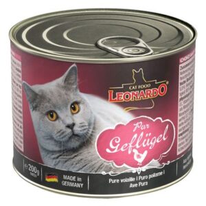 Leonardo All Meat - вологий корм для дорослих котів в банках (Різні смаки) leonardo200g 3