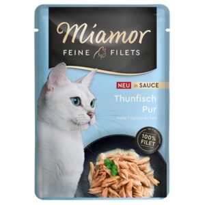 Miamor Feine Filets - вологий корм для котів, кусочки соковитого філе в соусі в паучах 6х100г (Різні смаки) miamor filets pauch3