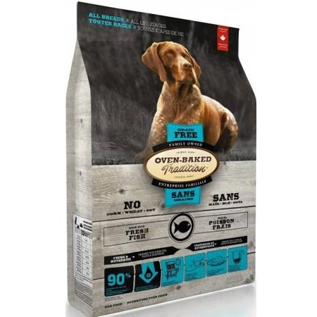 oven_b_allbreed_gf_fish Сухий корм для собак OBT Oven Baked Tradition Dog GRAIN FREE Adult All Breed with fish - беззерновий для усіх порід з рибою oven b allbreed gf fish