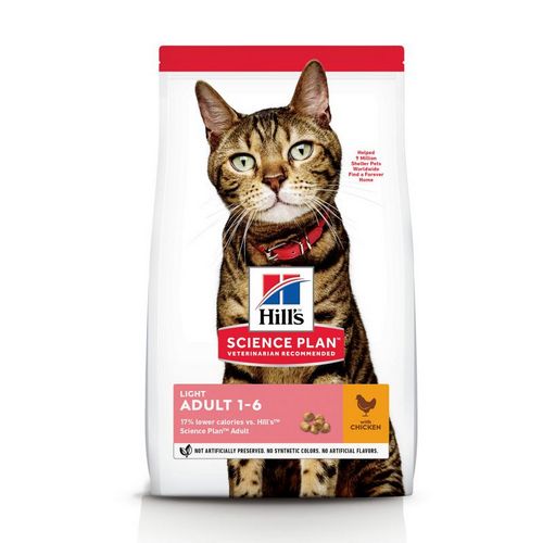 pl_cat_adult_light_chicken_ongoing_front_packaging_7 Hill’s Science Plan 10 кг - полегшений корм для дорослих котів pl cat adult light chicken ongoing front packaging 7